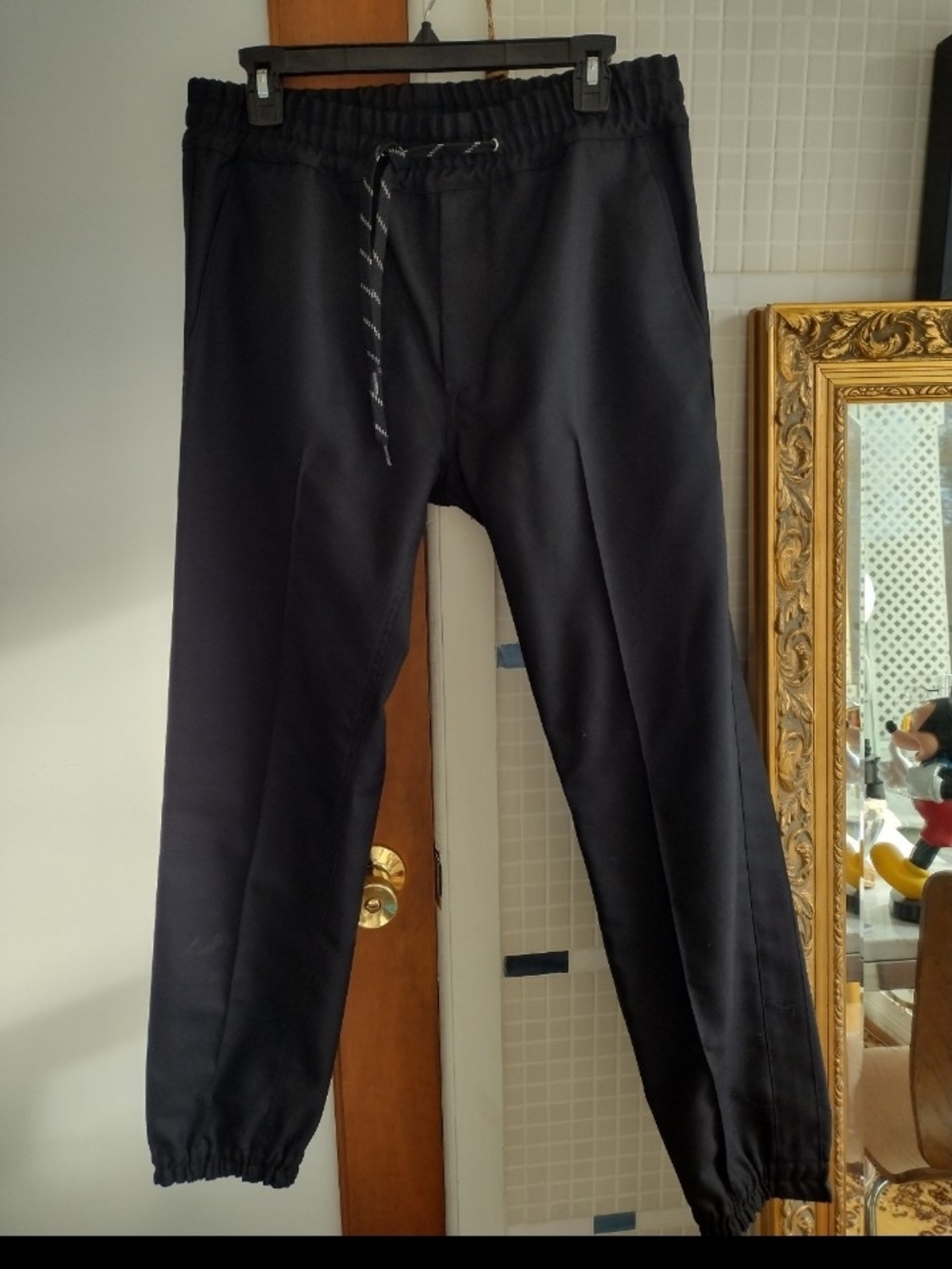 Marc Jacobs Black Drawstring Jogger Pants Marc Jacobs